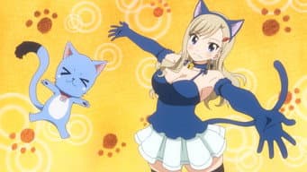 Uma menina e seu gato azul