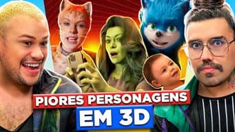 OS PIORES PERSONAGENS EM 3D JÁ FEITOS PRO CINEMA | Diva Depressão