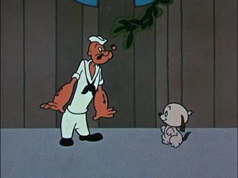 Cachorro pega Popeye