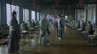 Zhuge Liang discute com os estudiosos