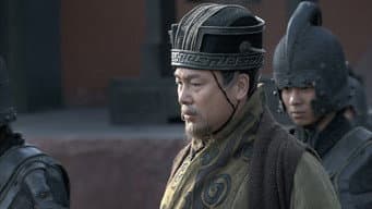 Zhang Song apresenta um mapa; Liu Bei entra no sudoeste da China