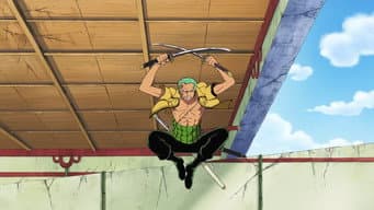 Poderosos Golpes de Espada! Zoro vs. Kaku! Um Potente Espetáculo de Esgrima!
