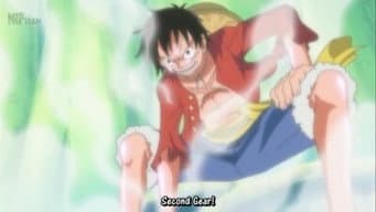 Divergência! Luffy vs. Jinbe!