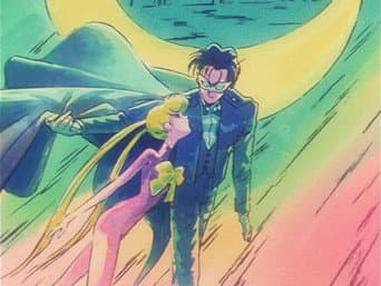 Serena e Darien em um retrato de amor