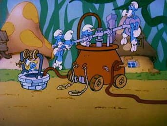 A brigada de incêndio dos Smurfs