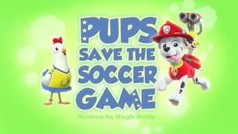 Os filhotes salvam o jogo de futebol